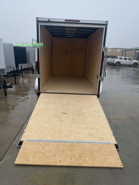 New WELLS CARGO FAST TRACK 6X12 6' 6 INTERIOR Enclosed Cargo Trailer D SERIES SEMI SCREWLESS EXTERIOR