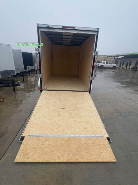 New WELLS CARGO FAST TRACK 6X12 6' 6 INTERIOR Enclosed Cargo Trailer D SERIES SEMI SCREWLESS EXTERIOR