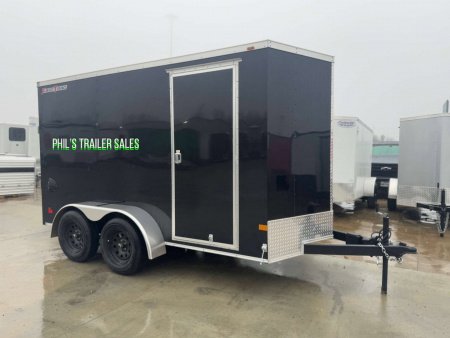 New WELLS CARGO FAST TRACK 6X12 6' 6 INTERIOR Enclosed Cargo Trailer D SERIES SEMI SCREWLESS EXTERIOR