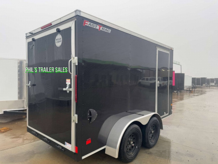New WELLS CARGO FAST TRACK 6X12 6' 6 INTERIOR Enclosed Cargo Trailer D SERIES SEMI SCREWLESS EXTERIOR