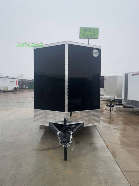 New WELLS CARGO FAST TRACK 6X12 6' 6 INTERIOR Enclosed Cargo Trailer D SERIES SEMI SCREWLESS EXTERIOR