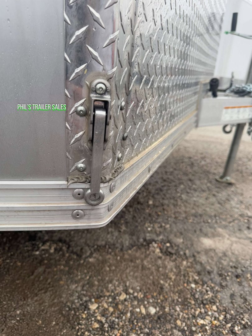 New 2023 E-Z Hauler 7X16 ALL ALUMINUM Cargo / Enclosed Trailer FACTORY DEMO ONLY 1 AVAILABLE AT THIS PRICE! NO REORDERS!