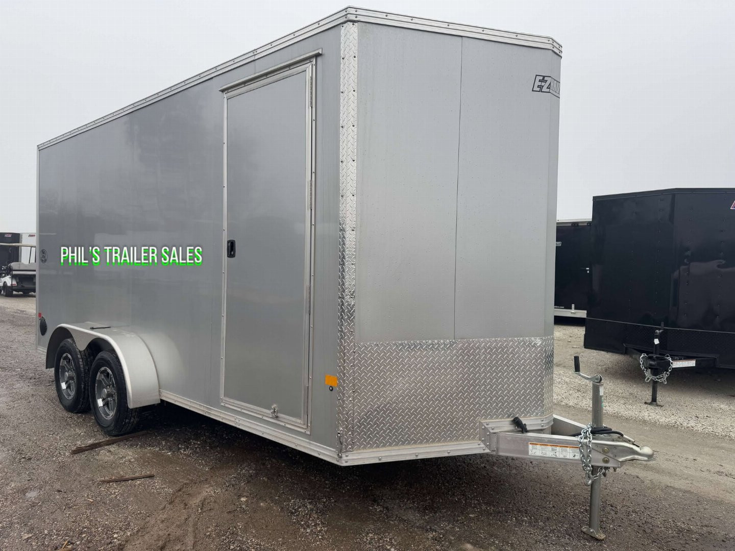 New 2023 E-Z Hauler 7X16 ALL ALUMINUM Cargo / Enclosed Trailer FACTORY DEMO ONLY 1 AVAILABLE AT THIS PRICE! NO REORDERS!