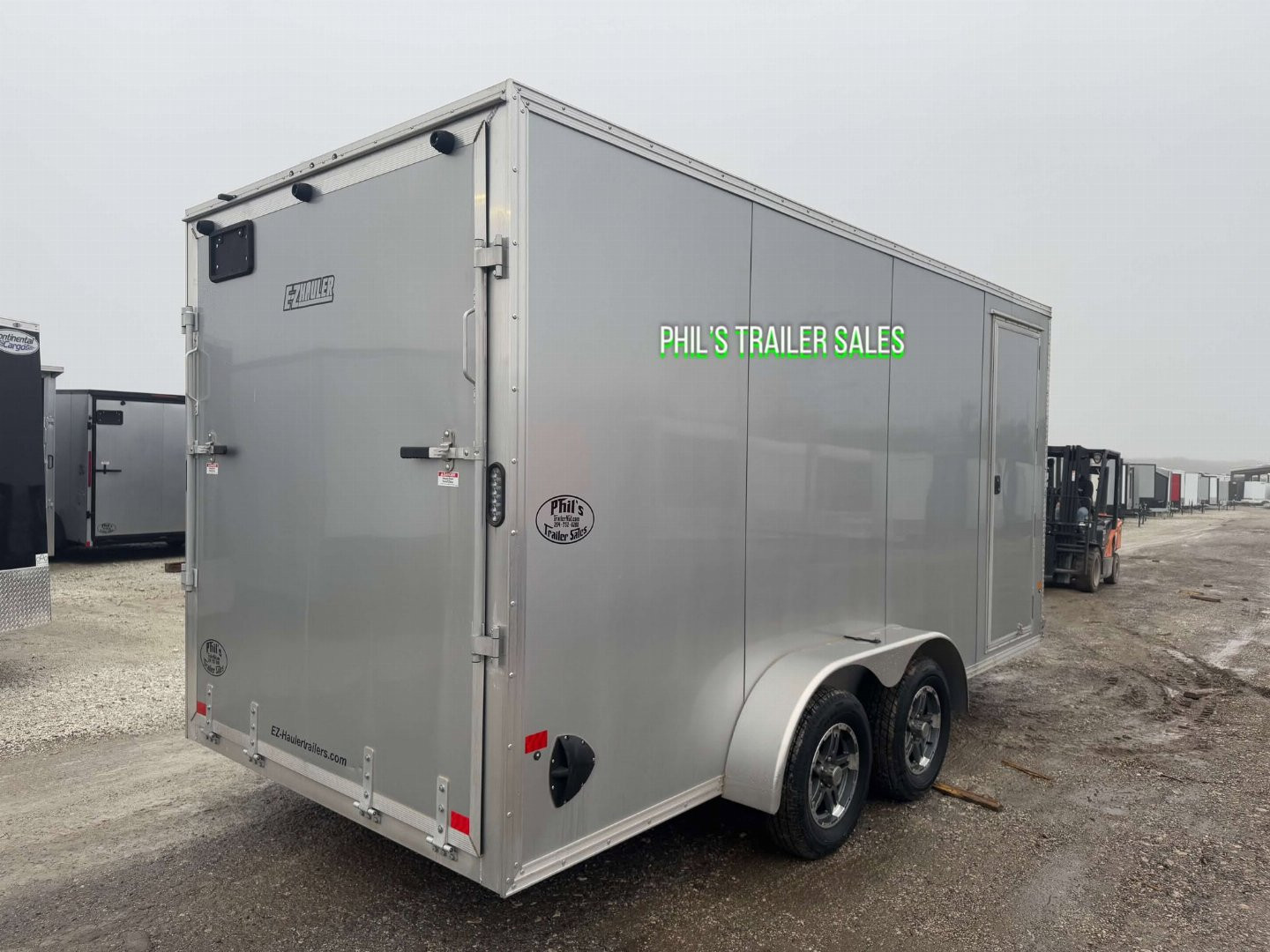 New 2023 E-Z Hauler 7X16 ALL ALUMINUM Cargo / Enclosed Trailer FACTORY DEMO ONLY 1 AVAILABLE AT THIS PRICE! NO REORDERS!
