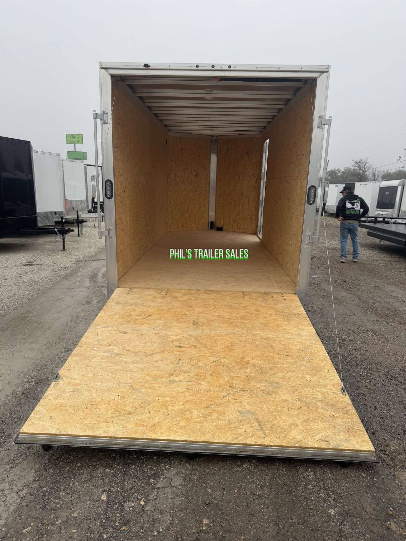 New 2023 E-Z Hauler 7X16 ALL ALUMINUM Cargo / Enclosed Trailer FACTORY DEMO ONLY 1 AVAILABLE AT THIS PRICE! NO REORDERS!