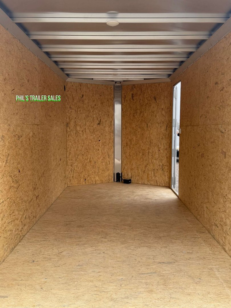 New 2023 E-Z Hauler 7X16 ALL ALUMINUM Cargo / Enclosed Trailer FACTORY DEMO ONLY 1 AVAILABLE AT THIS PRICE! NO REORDERS!