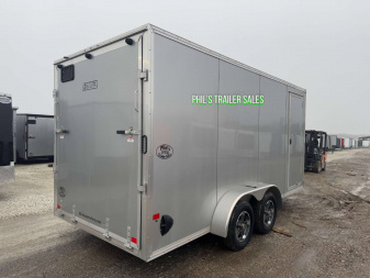 New 2023 E-Z Hauler 7X16 ALL ALUMINUM Cargo / Enclosed Trailer FACTORY DEMO ONLY 1 AVAILABLE AT THIS PRICE! NO REORDERS!