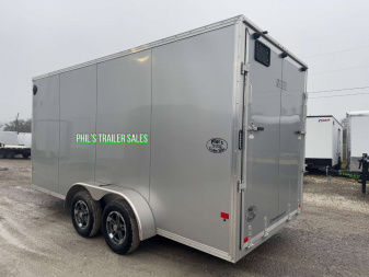 New 2023 E-Z Hauler 7X16 ALL ALUMINUM Cargo / Enclosed Trailer FACTORY DEMO ONLY 1 AVAILABLE AT THIS PRICE! NO REORDERS!