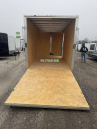 New 2023 E-Z Hauler 7X16 ALL ALUMINUM Cargo / Enclosed Trailer FACTORY DEMO ONLY 1 AVAILABLE AT THIS PRICE! NO REORDERS!