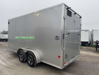 New 2023 E-Z Hauler 7X16 ALL ALUMINUM Cargo / Enclosed Trailer FACTORY DEMO ONLY 1 AVAILABLE AT THIS PRICE! NO REORDERS!