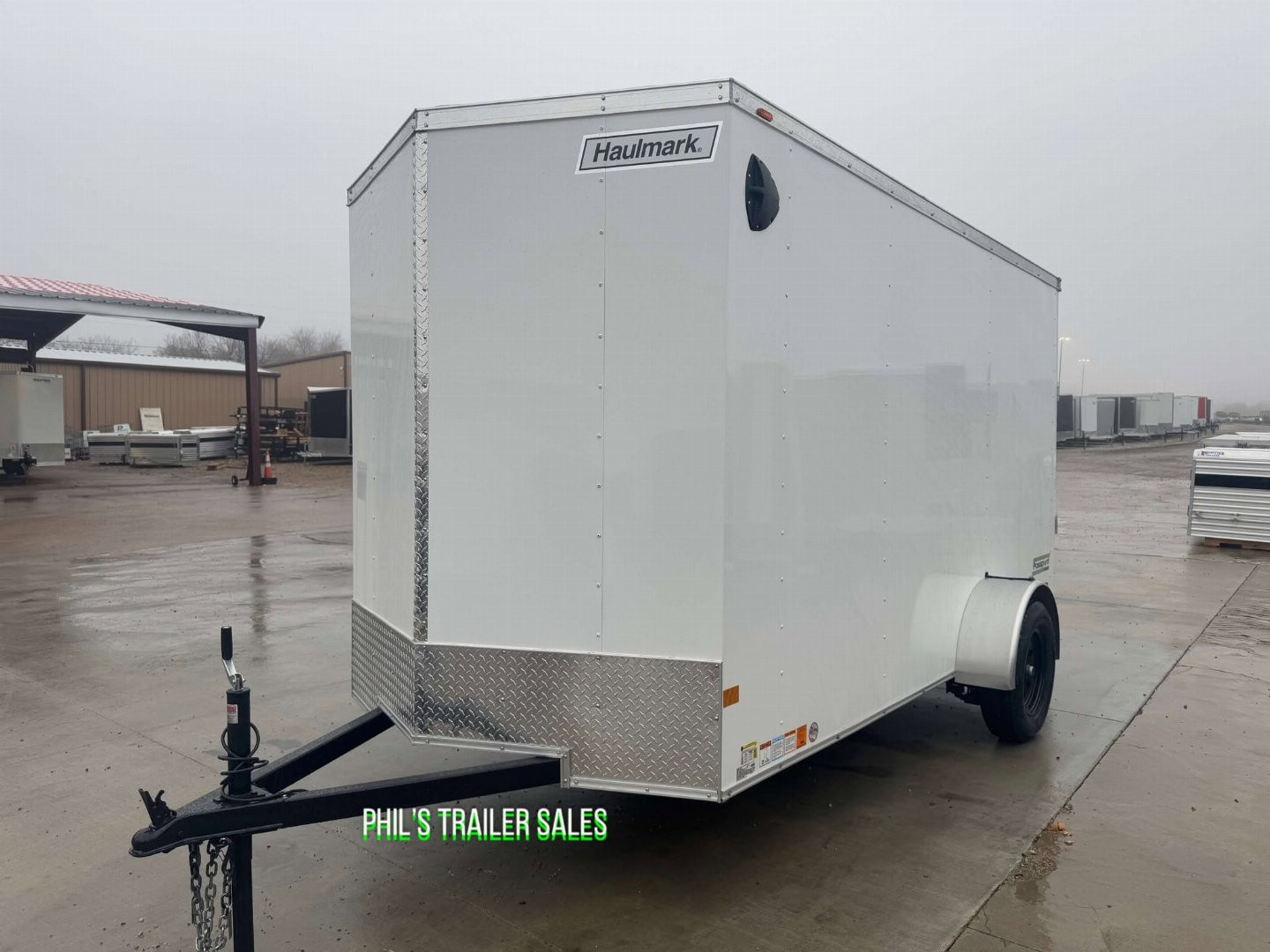 New HAULMARK PASSPORT 6X12 6' 6 INTERIOR Enclosed Cargo Trailer D SERIES SEMI SCREWLESS EXTERIOR