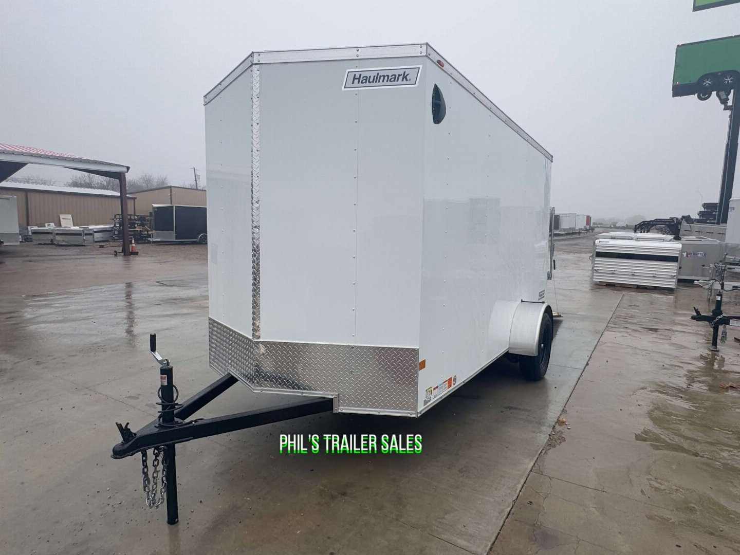 New HAULMARK PASSPORT 6X12 6' 6 INTERIOR Enclosed Cargo Trailer D SERIES SEMI SCREWLESS EXTERIOR