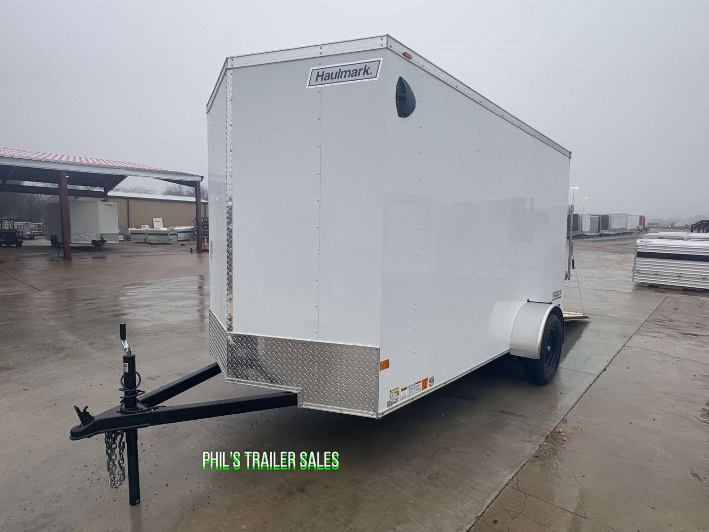 New HAULMARK PASSPORT 6X12 6' 6 INTERIOR Enclosed Cargo Trailer D SERIES SEMI SCREWLESS EXTERIOR
