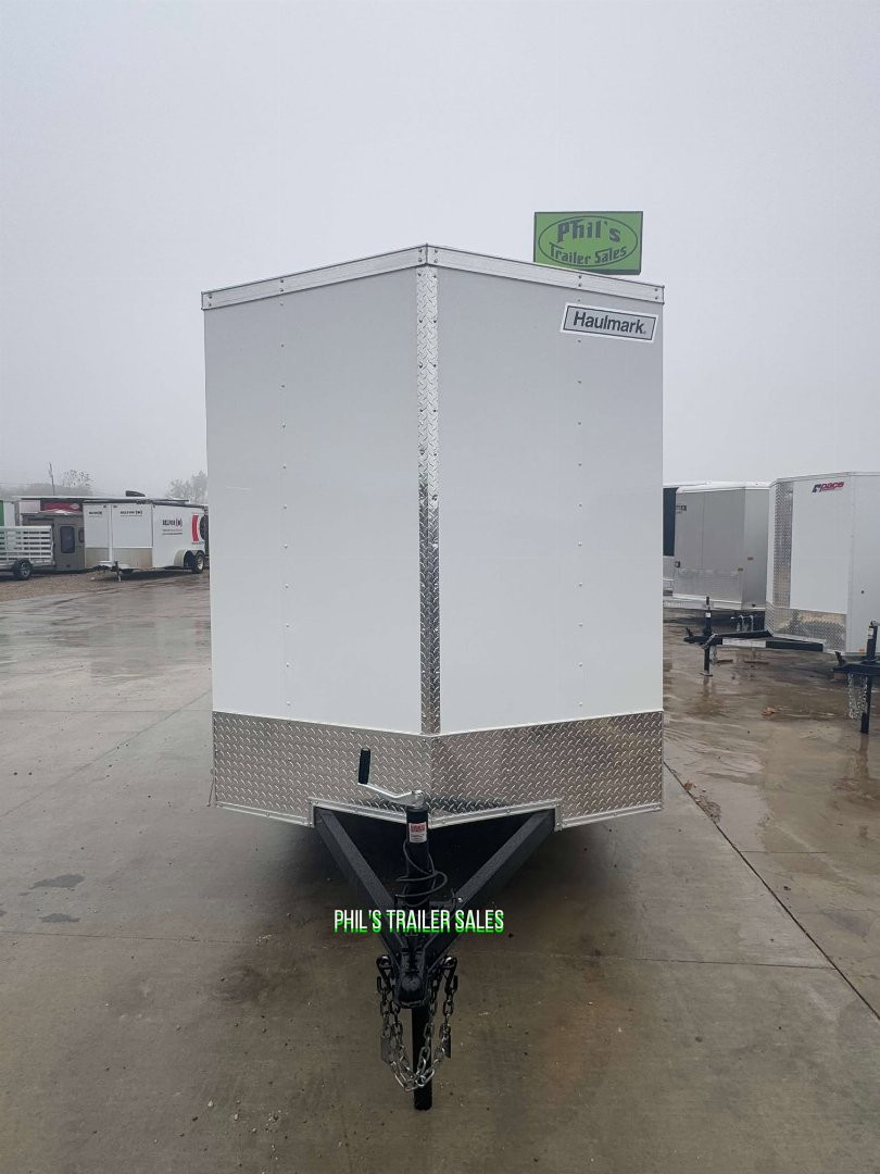 New HAULMARK PASSPORT 6X12 6' 6 INTERIOR Enclosed Cargo Trailer D SERIES SEMI SCREWLESS EXTERIOR