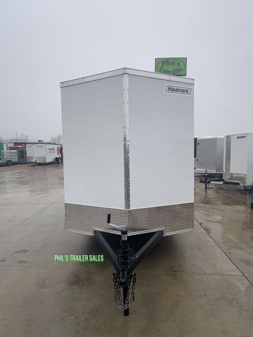 New HAULMARK PASSPORT 6X12 6' 6 INTERIOR Enclosed Cargo Trailer D SERIES SEMI SCREWLESS EXTERIOR