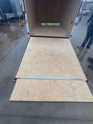 New HAULMARK PASSPORT 6X12 6' 6 INTERIOR Enclosed Cargo Trailer D SERIES SEMI SCREWLESS EXTERIOR