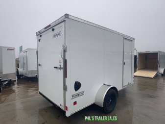 New HAULMARK PASSPORT 6X12 6' 6 INTERIOR Enclosed Cargo Trailer D SERIES SEMI SCREWLESS EXTERIOR
