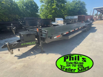 New 2026 Stanley Trailers 36' OPEN CAR HAULER Equipment Trailer