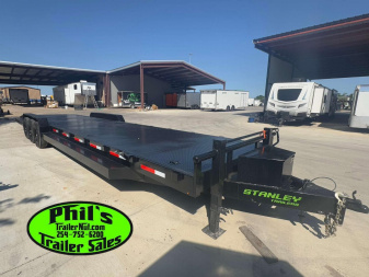 New 2025 Stanley Trailers 36' OPEN CAR HAULER Equipment Trailer TRIPLE 7K DEXTER AXLES
