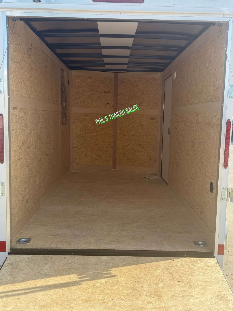 New WELLS CARGO FAST TRACK 6X12 6' 6 INTERIOR Enclosed Cargo Trailer D SERIES SEMI SCREWLESS EXTERIOR