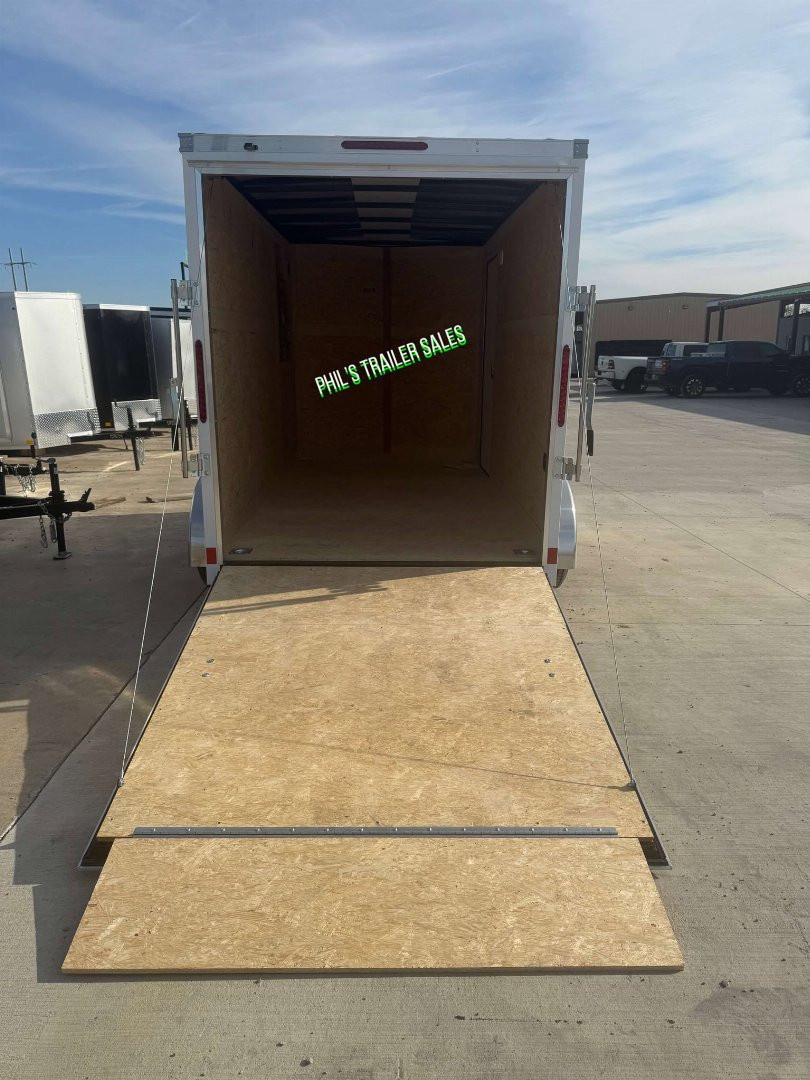 New WELLS CARGO FAST TRACK 6X12 6' 6 INTERIOR Enclosed Cargo Trailer D SERIES SEMI SCREWLESS EXTERIOR