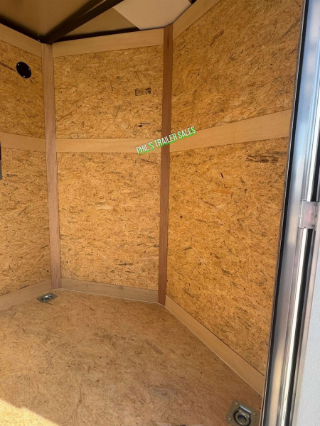 New WELLS CARGO FAST TRACK 6X12 6' 6 INTERIOR Enclosed Cargo Trailer D SERIES SEMI SCREWLESS EXTERIOR