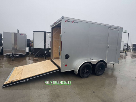 New WELLS CARGO FAST TRACK 6X12 6' 6 INTERIOR Enclosed Cargo Trailer D SERIES SEMI SCREWLESS EXTERIOR