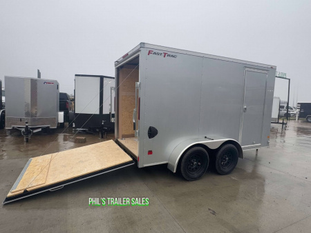 New WELLS CARGO FAST TRACK 6X12 6' 6 INTERIOR Enclosed Cargo Trailer D SERIES SEMI SCREWLESS EXTERIOR