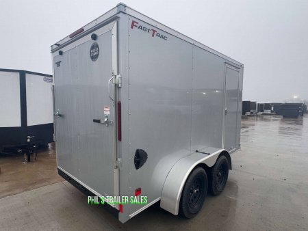 New WELLS CARGO FAST TRACK 6X12 6' 6 INTERIOR Enclosed Cargo Trailer D SERIES SEMI SCREWLESS EXTERIOR