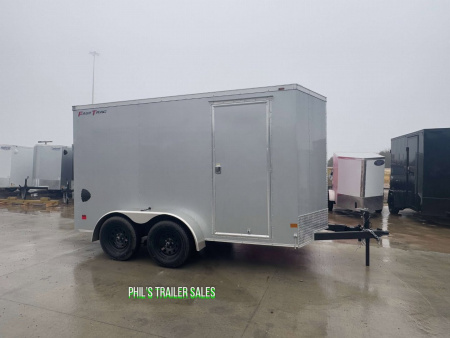 New WELLS CARGO FAST TRACK 6X12 6' 6 INTERIOR Enclosed Cargo Trailer D SERIES SEMI SCREWLESS EXTERIOR