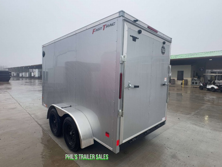 New WELLS CARGO FAST TRACK 6X12 6' 6 INTERIOR Enclosed Cargo Trailer D SERIES SEMI SCREWLESS EXTERIOR
