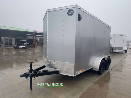 New WELLS CARGO FAST TRACK 6X12 6' 6 INTERIOR Enclosed Cargo Trailer D SERIES SEMI SCREWLESS EXTERIOR