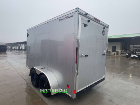 New WELLS CARGO FAST TRACK 6X12 6' 6 INTERIOR Enclosed Cargo Trailer D SERIES SEMI SCREWLESS EXTERIOR