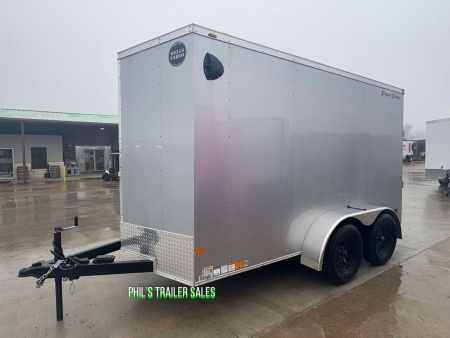 New WELLS CARGO FAST TRACK 6X12 6' 6 INTERIOR Enclosed Cargo Trailer D SERIES SEMI SCREWLESS EXTERIOR