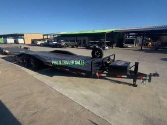 New 102 X 24 DRIVE OVER FENDER TILT TRAILER EQUIPMENT Trailer HEAVY DUTY 7K AXLES STEEL DECK