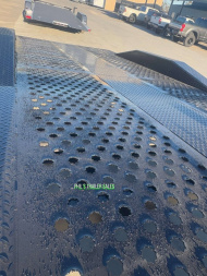 New 102 X 24 DRIVE OVER FENDER TILT TRAILER EQUIPMENT Trailer HEAVY DUTY 7K AXLES STEEL DECK