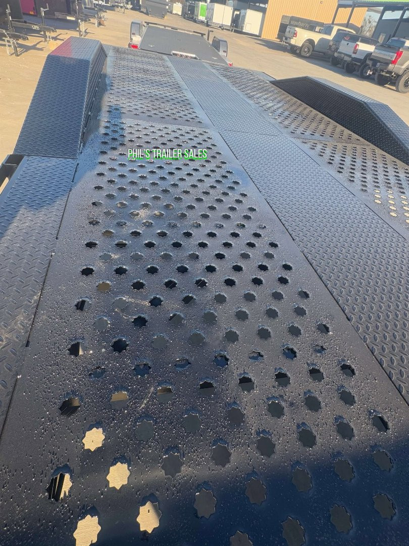 New 102 X 24 DRIVE OVER FENDER TILT TRAILER OPEN CAR HAULER Trailer HEAVY DUTY 7K AXLES STEEL DECK