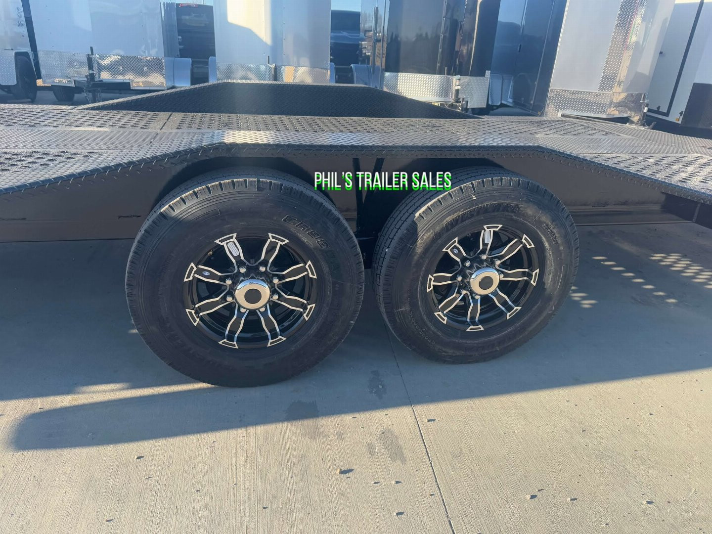 New 102 X 24 DRIVE OVER FENDER TILT TRAILER OPEN CAR HAULER Trailer HEAVY DUTY 7K AXLES STEEL DECK