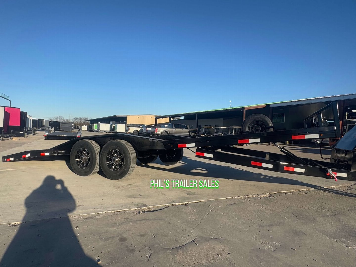 New 102 X 24 DRIVE OVER FENDER TILT TRAILER OPEN CAR HAULER Trailer HEAVY DUTY 7K AXLES STEEL DECK