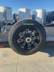 New 102 X 24 DRIVE OVER FENDER TILT TRAILER OPEN CAR HAULER Trailer HEAVY DUTY 7K AXLES STEEL DECK