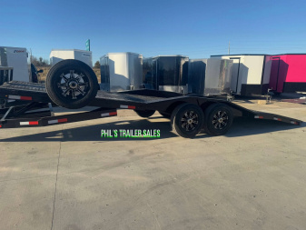 New 102 X 24 DRIVE OVER FENDER TILT TRAILER OPEN CAR HAULER Trailer HEAVY DUTY 7K AXLES STEEL DECK