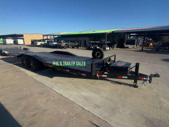 New 102 X 24 DRIVE OVER FENDER TILT TRAILER OPEN CAR HAULER Trailer HEAVY DUTY 7K AXLES STEEL DECK