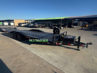 New 102 X 24 DRIVE OVER FENDER TILT TRAILER OPEN CAR HAULER Trailer HEAVY DUTY 7K AXLES STEEL DECK