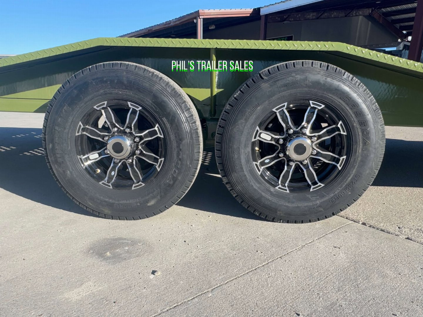 New 102 X 24 DRIVE OVER FENDER TILT Equipment Trailer HEAVY DUTY 7K AXLES STEEL DECK