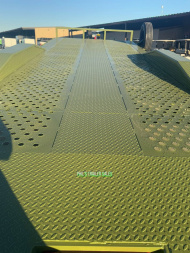 New 102 X 24 DRIVE OVER FENDER TILT Equipment Trailer HEAVY DUTY 7K AXLES STEEL DECK