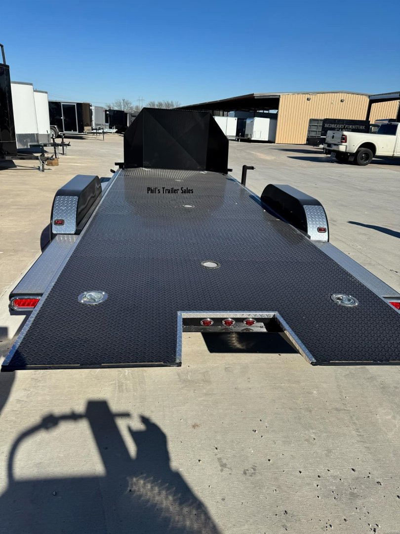 New 102 Ironworks TILT 20 X 102 ELIMINATOR OPEN CAR HAULER WITH SHIELD