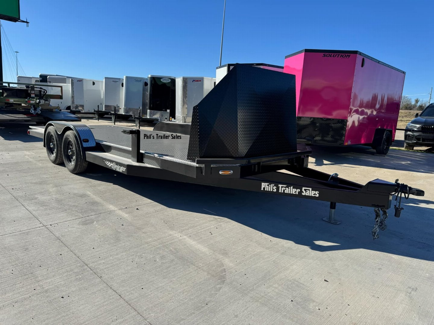 New 102 Ironworks TILT 20 X 102 ELIMINATOR OPEN CAR HAULER WITH SHIELD