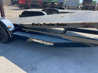 New 102 Ironworks TILT 20 X 102 ELIMINATOR OPEN CAR HAULER WITH SHIELD