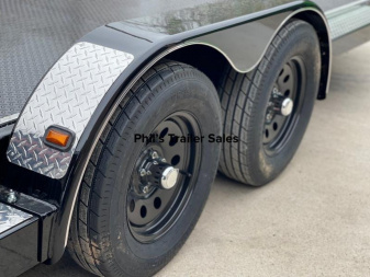 New 102 Ironworks TILT 20 X 102 ELIMINATOR OPEN CAR HAULER WITH SHIELD