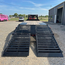 New IRON BULL 32' 3- 12 K 36K GVWR DUAL EQUIPMENT TRAILER Equipment Trailer